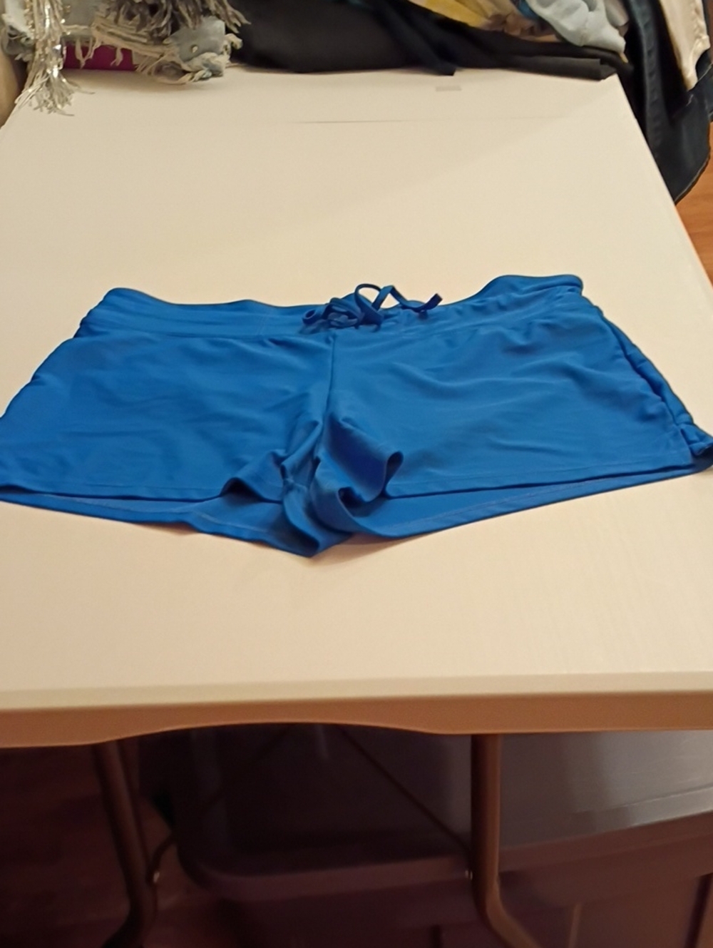 ZELOS Bright Blue Women's Athletic Drawstring Shorts